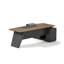 Bureau 86,61 po moderne brun minimaliste-1046807002