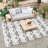 Waterproof Outdoor Rug for Patio Thin Low Pile Area Mat, Collapsible Geometric Carpet, Washable, Mark & UV Resistant, for Backyard, Deck, Camping, Balcony, Beach-484292709-484292710