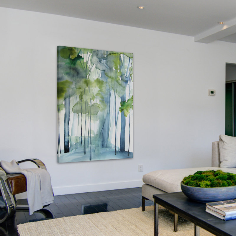 New Growth by Christine Lindstrom - Wrapped Canvas Painting, 152cm H x 101cm W x 3.81cm D
