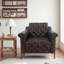 Fauteuil d'appoint en cuir Pu, fauteuil de lecture, salon, chambre à coucher, bureau, salle d'attente-357359790