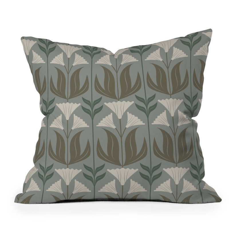 Emanuela Carratoni Lilium Theme Throw Pillow, 26" x 26"