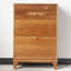 Rangement pour chaussures en bois massif Burlywood