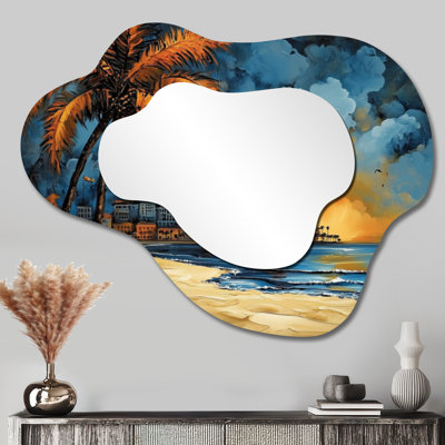 Miroir mural Gold Coastal