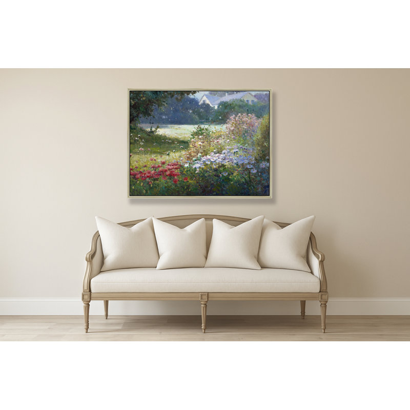 «Cottage Garden Après-midi», H 38 po x l 50 po, Brun