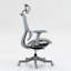 Fauteuil de bureau à dossier haut en filet Bollinger 8363 hp - Gr-121106538-121106541