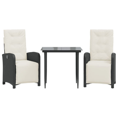 Edwinn Outdoor Bistro Set with Cushions