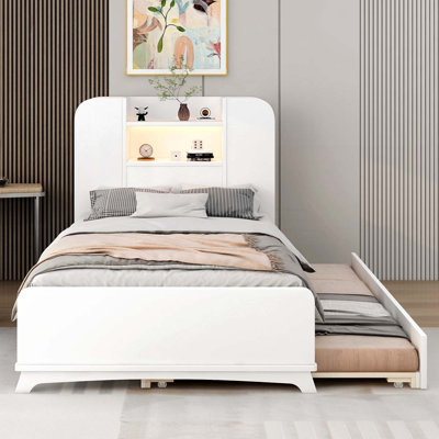 Lit plateforme avec rangement Dailynn