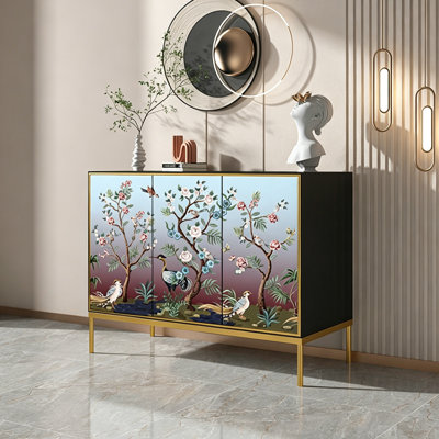 Chinese Style Solid Wood Storage Cabinet