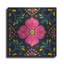 «Floral Fiesta Tile Ix» par Laura Marshall, art mural en métal-102872825
