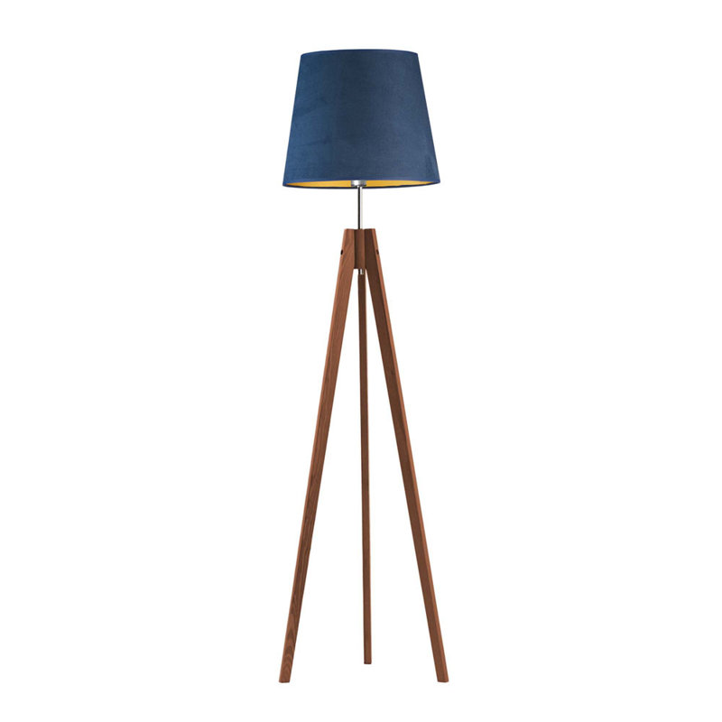 Bianco 149cm Tripod Floor Lamp, Brown, Grey/Gold