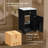 Elegant 20" Single Modern Bathroom Vanity With Ceramic Sink-743077528