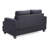 Cozy Transitional Loveseat For Two