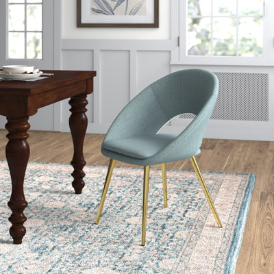 Amadou 47cm H Polyester Blend Upholstered Side Chair