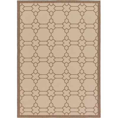 Tapis intérieur / extérieur beige Genevieve