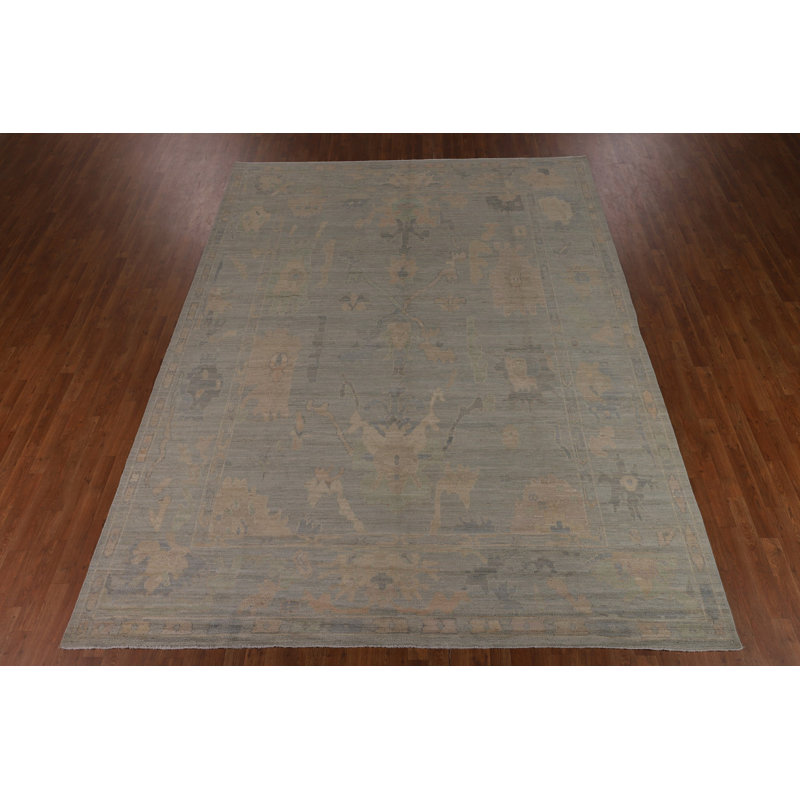 Vegetable Dye Oushak Turkish Area Rug