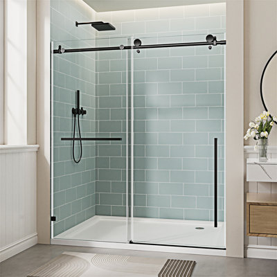 Frameless Single Sliding Shower Door