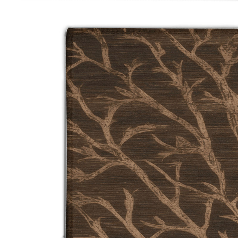 Tapis d'intérieur et d'extérieur brun Nature, Rectangulaire 2 pi x 3 pi