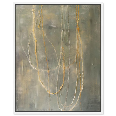 «Gossamer Pathway I», toile abstraite texturée par Art Remedy