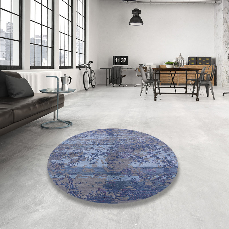 Hunsicker Indoor Rug, Round 8'