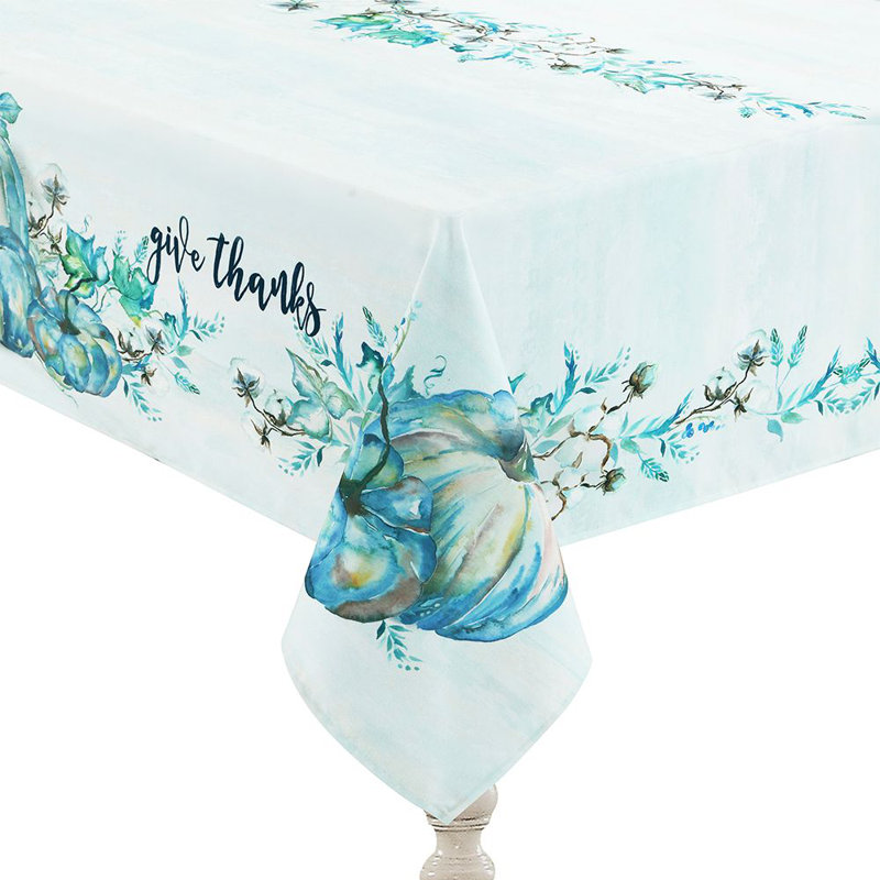 Cool Autumn Boho Plaza Tablecloth, 144" L x 70" W