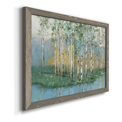 " Birch Reflections Revisited " Painting Print