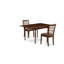 L'ensemble de salle à manger 3 pièces contient une table de cuisine rectangulaire avec Dropleaf et 2 chaises de salle à manger rembourrées en tissu de lin, acajou-1441049896-1441049878