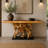 59'' Live Edge Teak Console Table