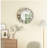 24" Round Mirrored Wall Clock