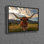 Impression sur toile de coton Texas