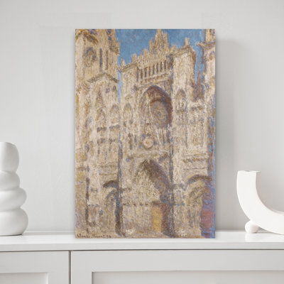 Cathédrale de Rouen, le portail de 1894, impression abstraite classique de l'architecture contemporaine de la ville
