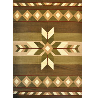 Tapis à motif sud-ouest sauge Esparza
