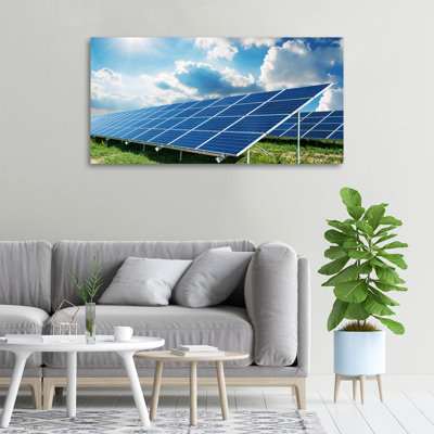 Solar Batteries - No Frame Print on Canvas