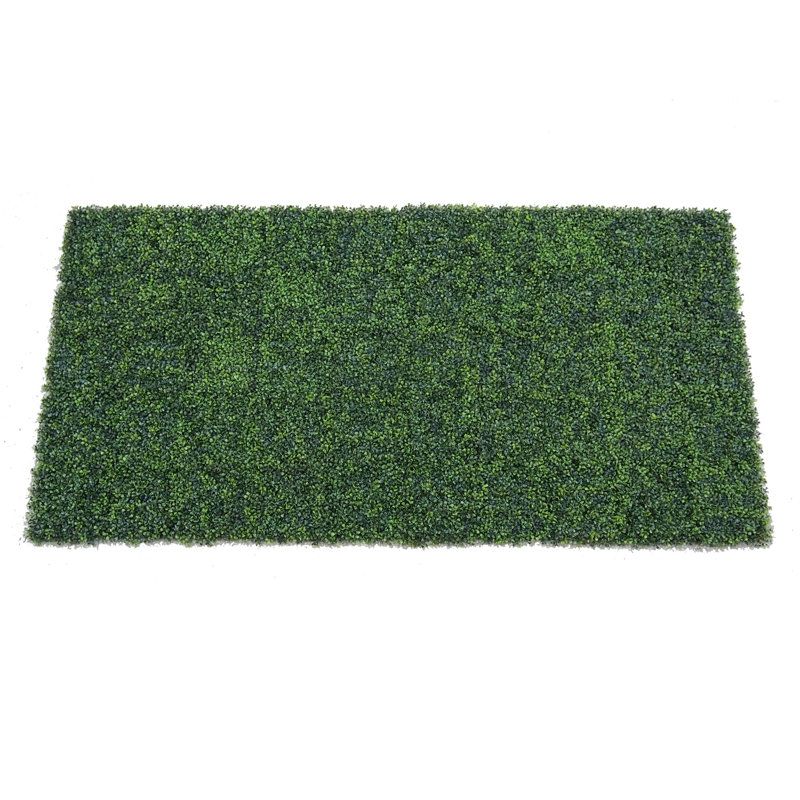 50" Artificial Green Boxwood Mat.