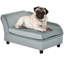 Ziva Pet Sofa, Dog Couch, Elevated Pet Bed for Small Dogs, with Hidden Storage, Soft Tufted Cushion,wood-809879041