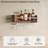 Nordic Solid Wood Wall-Mounted Wine Rack | Multi-Purpose Kitchen & Dining Storage Shelf