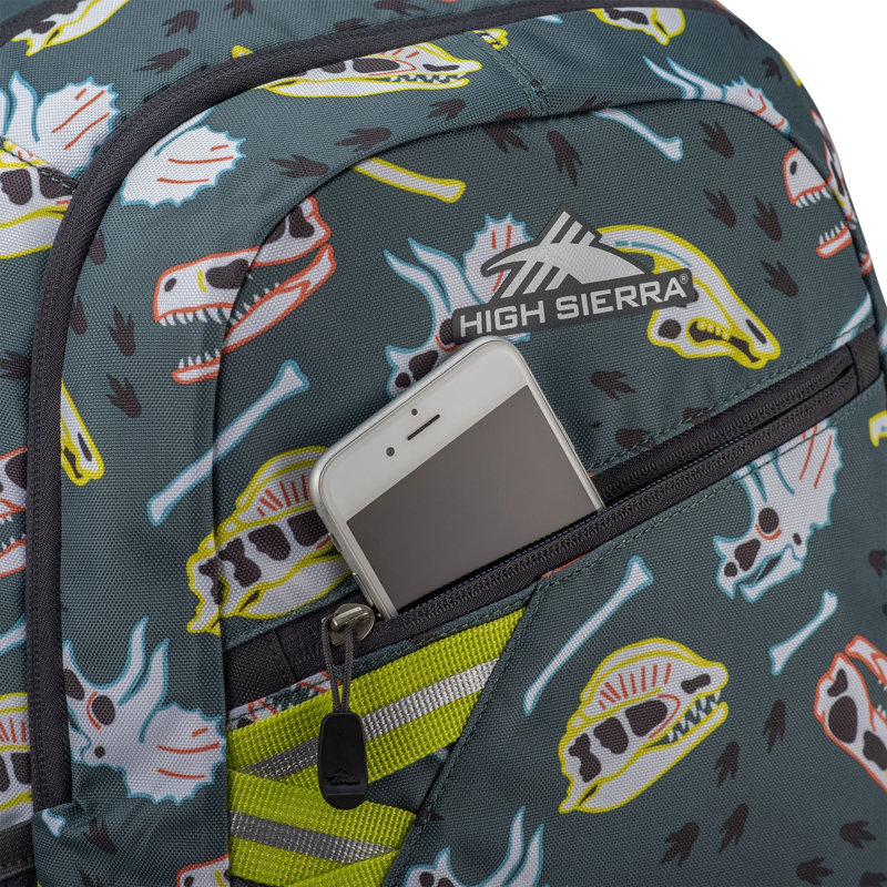 Trinx BTS Outburst Backpack for School and Travel, Dino Dig and Mercury