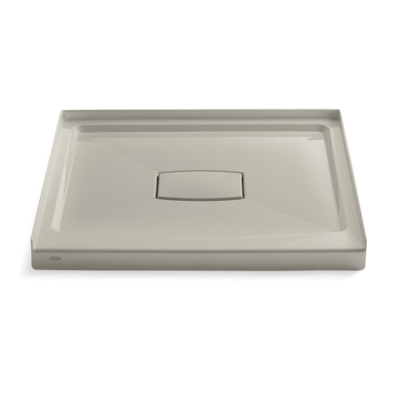 Archer 36" x 36" Single Threshold Center Drain Shower Base with Removable Cover, Sandbar