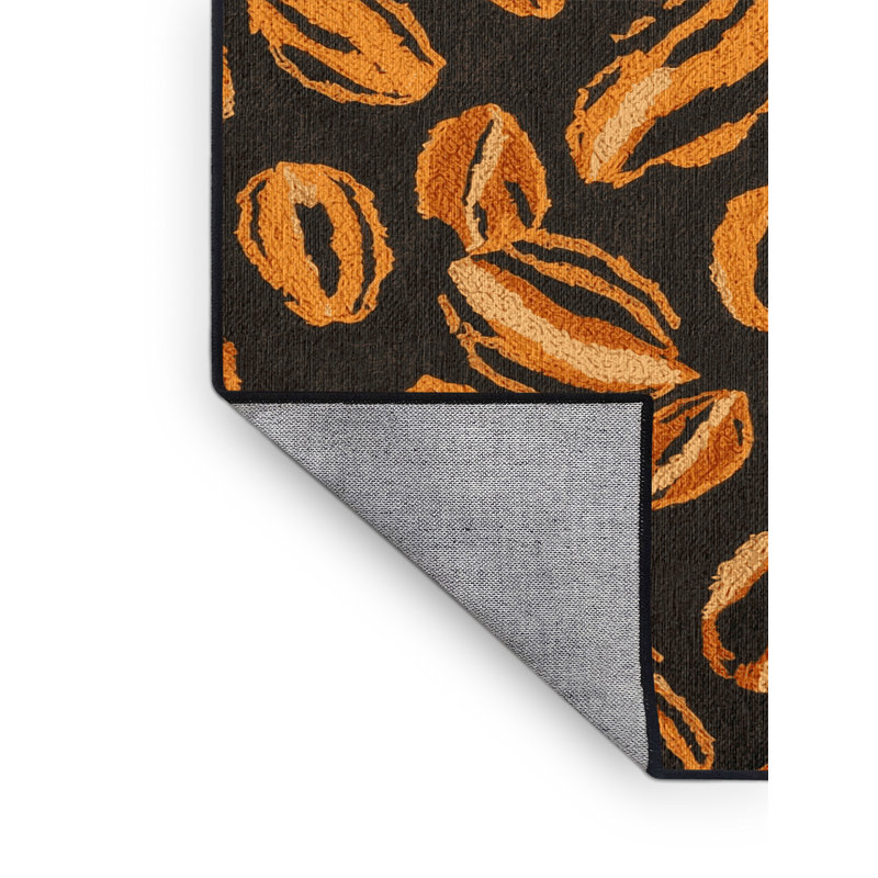 Tapis lavable avec légumes Tiger, Rond 3 pi