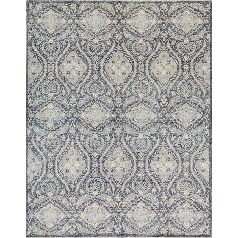 One-of-a-Kind Ziegler Hand-Knotted High-Quality Gray/Blue Area Rug