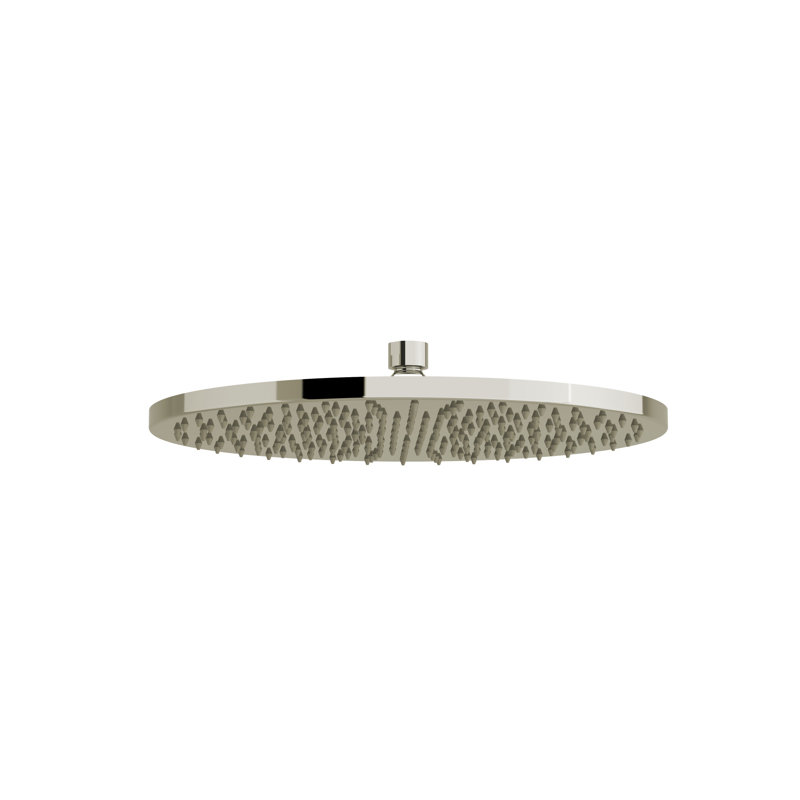 Riobel 12" Rain Showerhead, Polished Nickel, 2.0 GPM