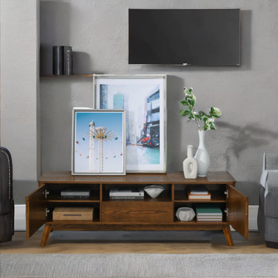 Wood Media Console
