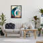 Asian Moon Abstraction, impression sur bois encadrée-93953487-93953488