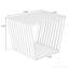 Banc de rangement en métal