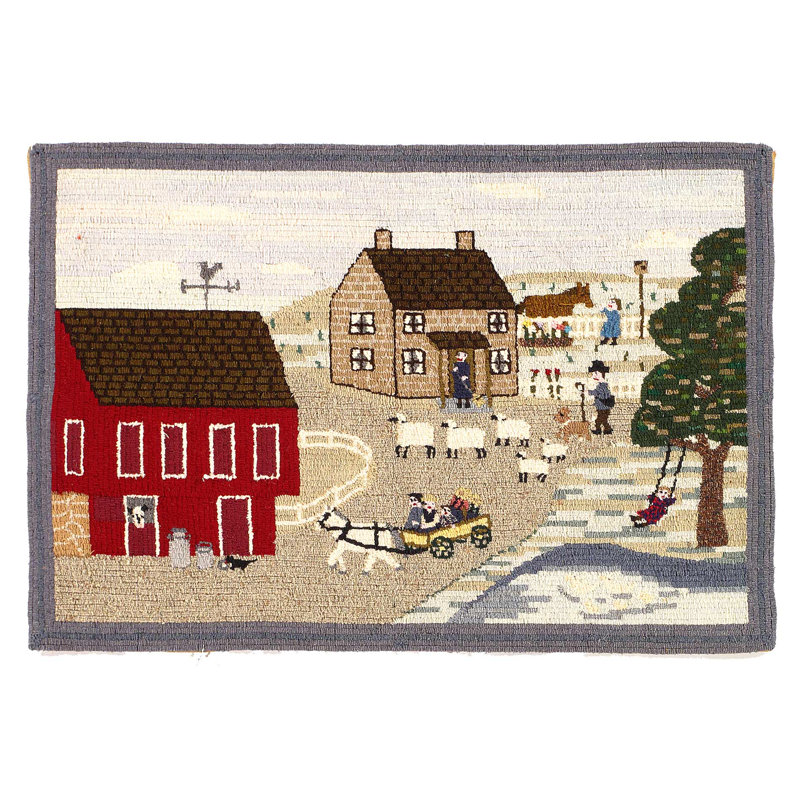 Tapis crocheté American Antique 2 pi x 3 pi