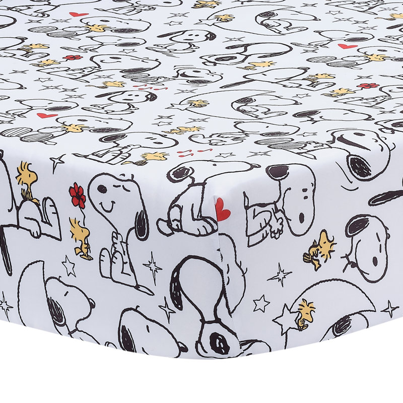 ENSEMBLE DE LIT 3 PIÈCES SNOOPY LOVE