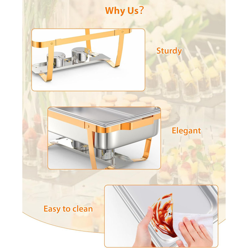 Ensemble de réchaud pour buffet