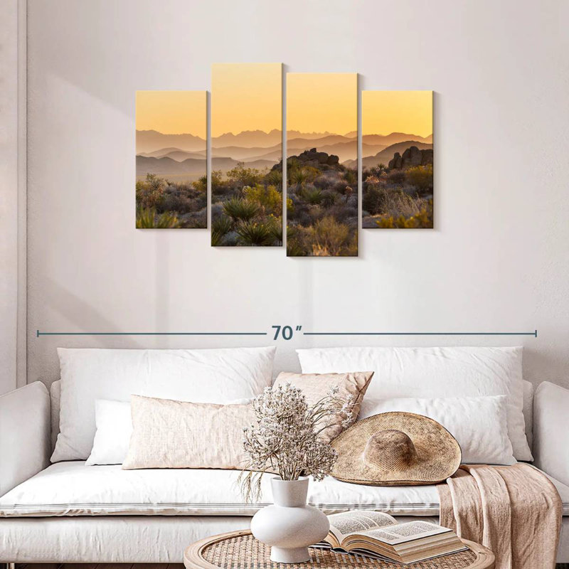 Nicci Desert Garden Sunset, 27" H x 43" W