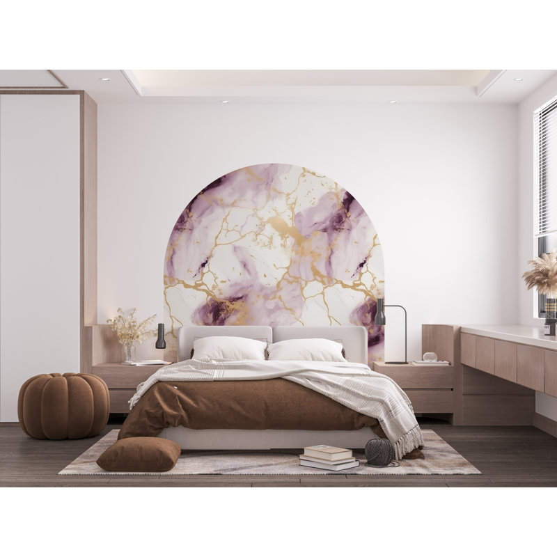 Adhésif décoratif en marbre, autocollant d'arche de lit, décalque mural de haie, adhésif mural en arche, autocollant mural en marbre, décalque mural, arche de lit très grand 346