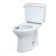 Drake® 1.28 GPF Water Efficient Elongated Two-Piece Toilet with Tornado Flush® (Seat Not Included)