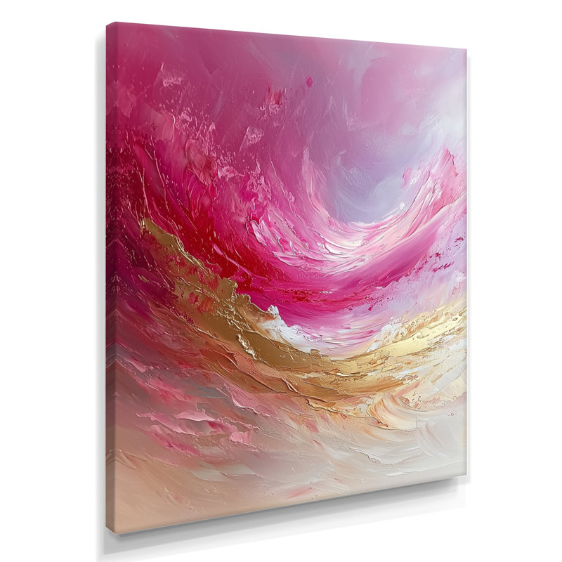 Therrien - art mural abstrait, H 20 po x l 12 po, Toile tendue, Ne s’applique pas